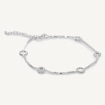 pulsera picarona en forma de donas moderna y divertida elaborada en plta 925 de AMBAR joyería