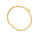 Pulsera Wilder inicial g enchapada en oro 18K de AMBAR joyería fina