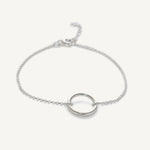 Pulsera Karma Argollada de plata 925 de AMBAR Joyería Fina
