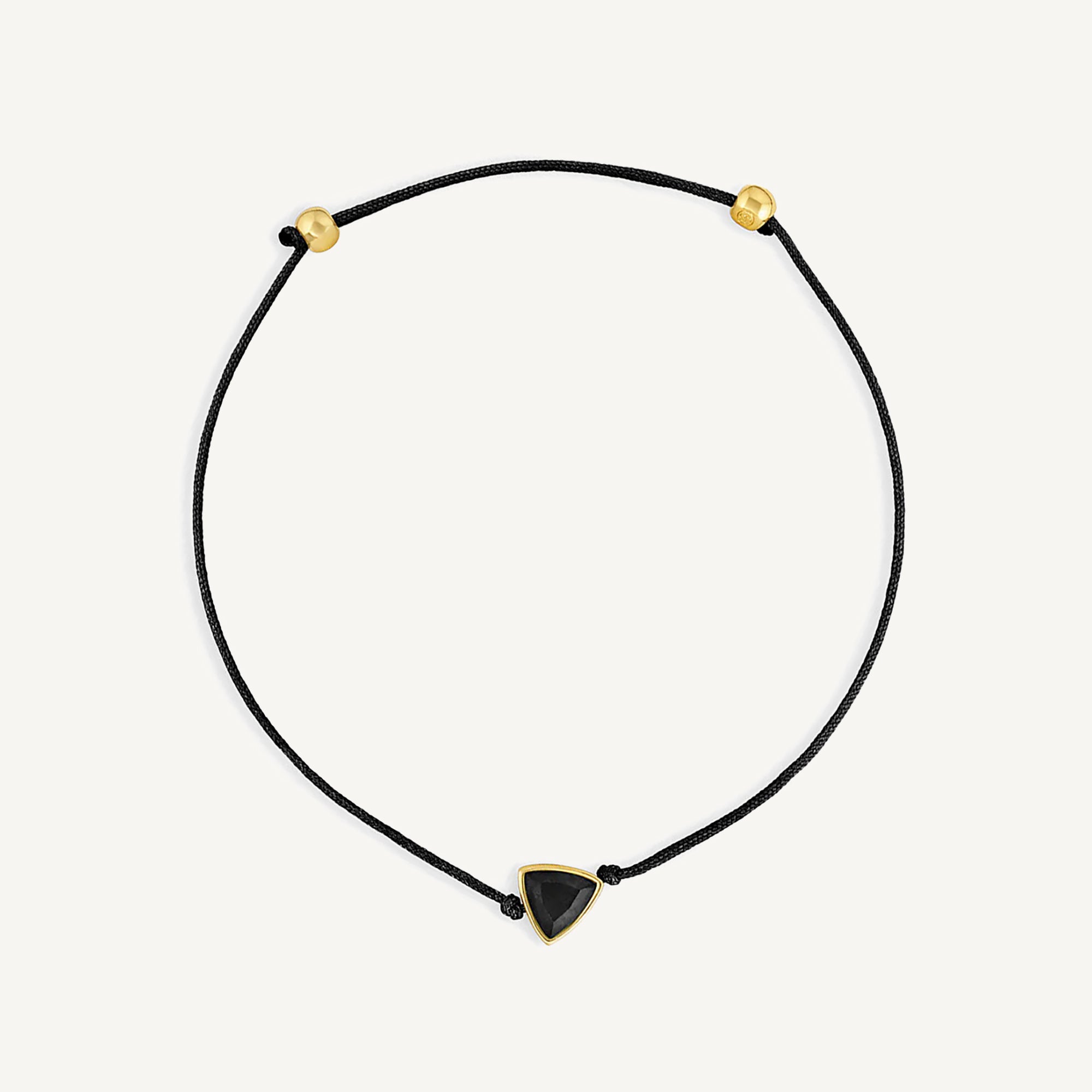 Pulsera Power Stone Geo Proteccion Onix Trendy enchapado en oro de 18K de AMBAR Joyería Fina