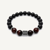 Pulsera Noir Ónix & Ojo de Tigre