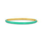 Pulsera Kelly esmaltado amarillo enchapada en oro 18K de AMBAR joyería fina