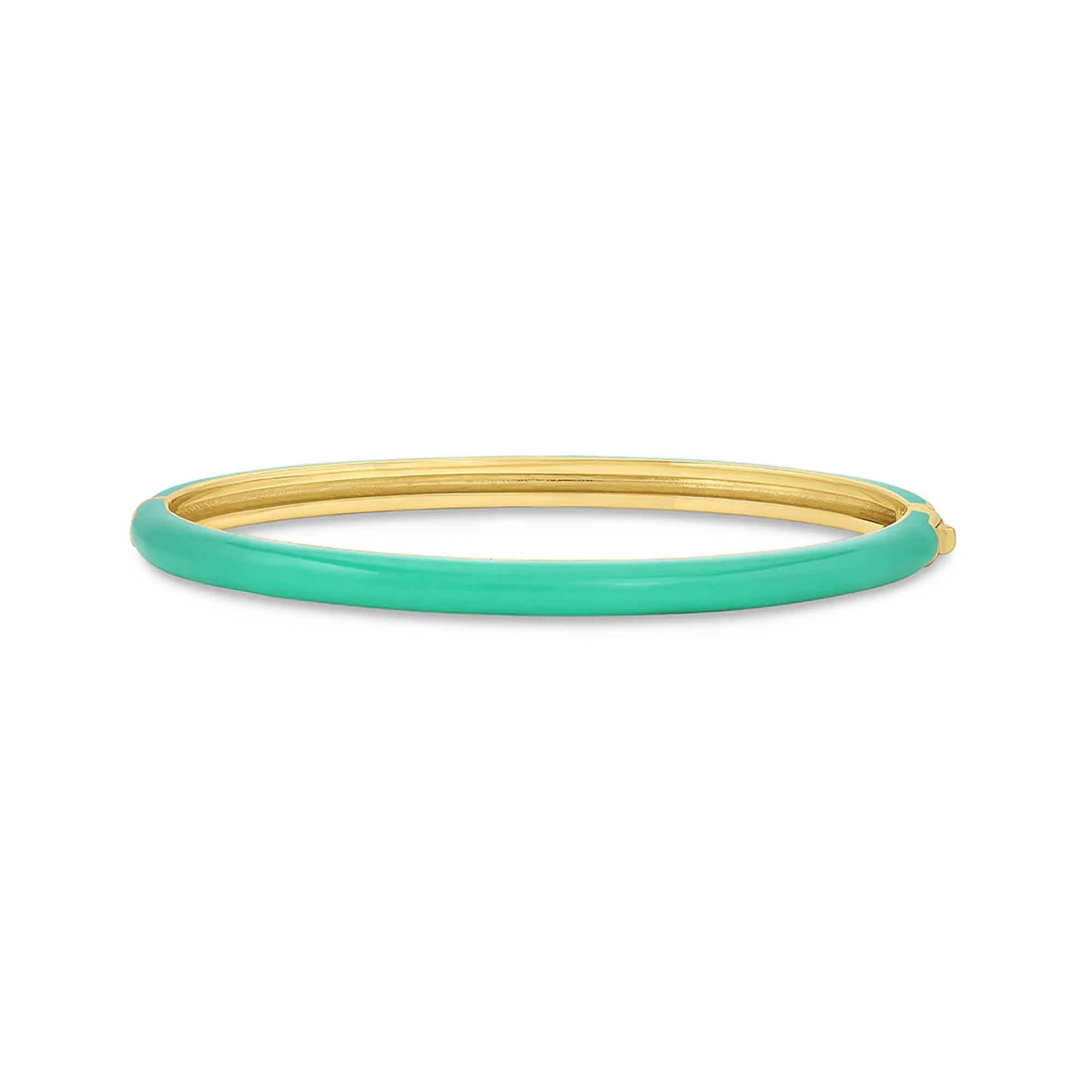 Pulsera Kelly esmaltado amarillo enchapada en oro 18K de AMBAR joyería fina
