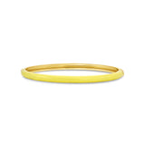 Pulsera Kelly esmaltado amarillo enchapada en oro 18K de AMBAR joyería fina