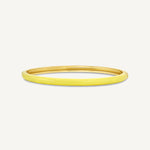 Pulsera Kelly esmaltado amarillo enchapada en oro 18K de AMBAR joyería fina