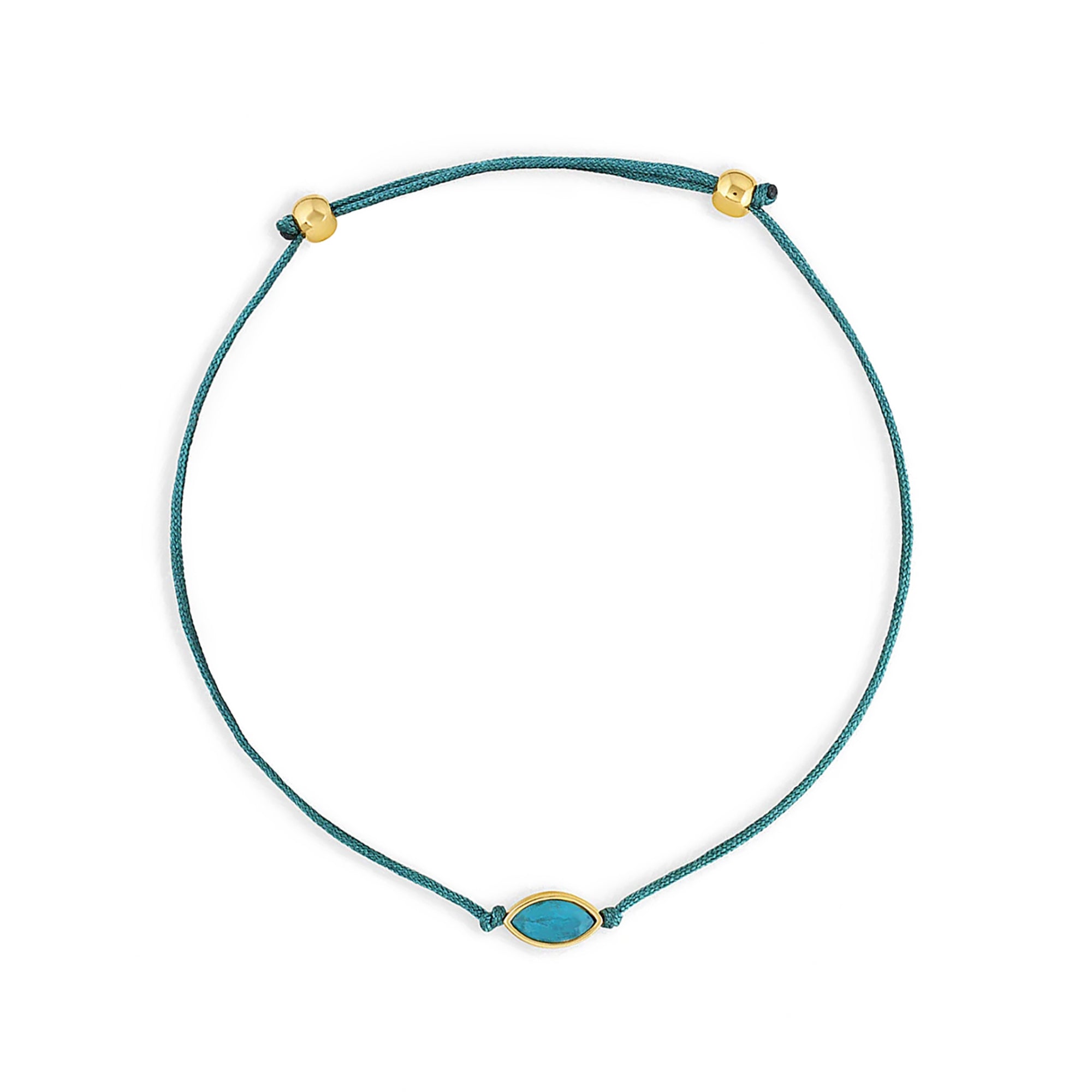 Pulsera Power Stone Geo motivación apatita Trendy enchapado en oro de 18K de AMBAR Joyería Fina