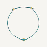 Pulsera Power Stone Geo motivación apatita Trendy enchapado en oro de 18K de AMBAR Joyería Fina