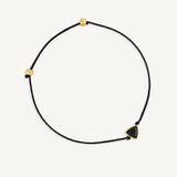Pulsera Power Stone  Protección Onix Trendy enchapado en oro de 18K de AMBAR Joyería Fina