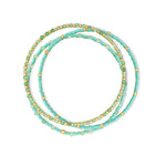 Pulsera Poppy Aventurina enchapada en oro 18K de AMBAR joyería fina