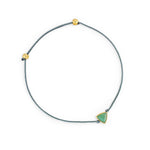 Pulsera Power Stone Suerte aventurina enchapado en oro de 18K de AMBAR Joyería Fina