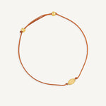  Pulsera Power Stone citrino la piedra de la abundancia enchapado en oro de 18K de AMBAR Joyería Fina