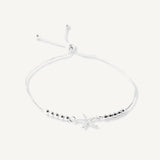 Pulsera estrella de mar con sistema regulable elaborada en plata 925 de AMBAR joyería fina
