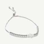 pulsera manito del amor con sistema de ajuste regulable elaborada en plata 925 de AMBAR Joyería Fina