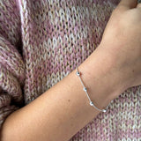 Pulsera Bolitas Discotequera Plata 925