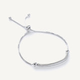 Pulsera serpentina con sistema regulable ideal para todo los días sistema regulable elaborado en plata 925 de AMBAR joyeria