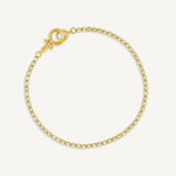 Pulsera tennis lexi circonita color citrino enchapada en oro 18K de AMBAR joyería fina