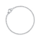 Pulsera tennis lexi circonita enchapada en rodio de AMBAR joyería fina