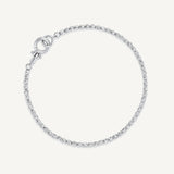 Pulsera tennis lexi circonita enchapada en rodio de AMBAR joyería fina