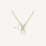 Collar Inicial R Golden