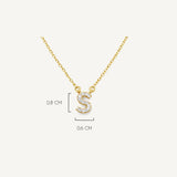 Collar Inicial S Golden