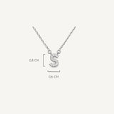 Collar Inicial S Rodio