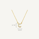 Collar Inicial C Golden