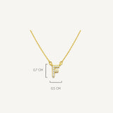 Collar Inicial F Golden