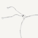 Terminal de pulsera regulable de plata 925